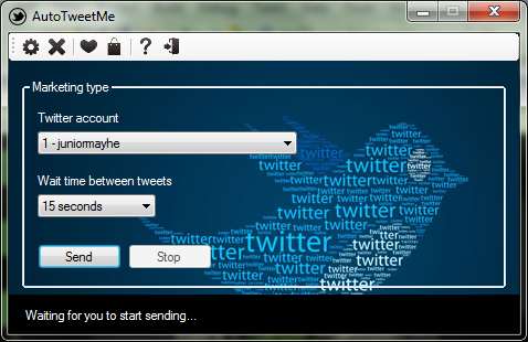 Click to view AutoTweetMe 1.0 screenshot